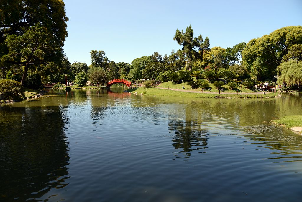 12 Lake, Red Bridge Japones Japanese Garden Buenos Aires